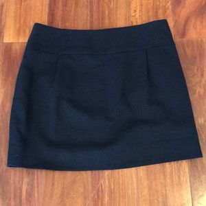 J. Crew navy miniskirt